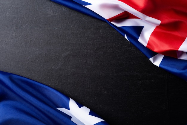 Concept de jour de l'Australie. Drapeau australien