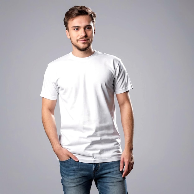 Concept de maquette de chemise avec des vêtements ordinaires