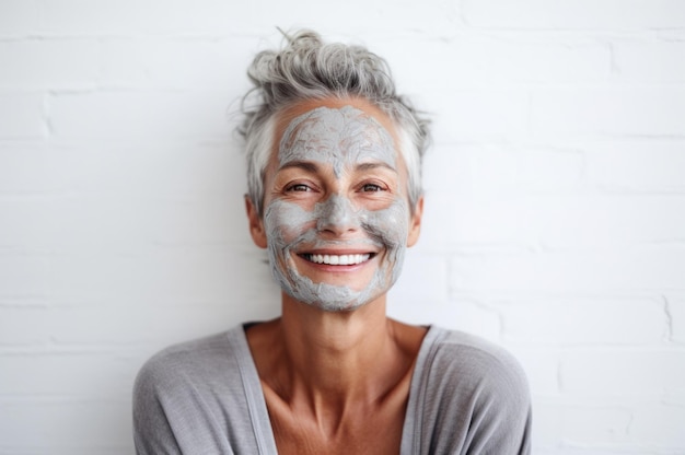 Photo concept de masque facial et de soin de la peau de beauté