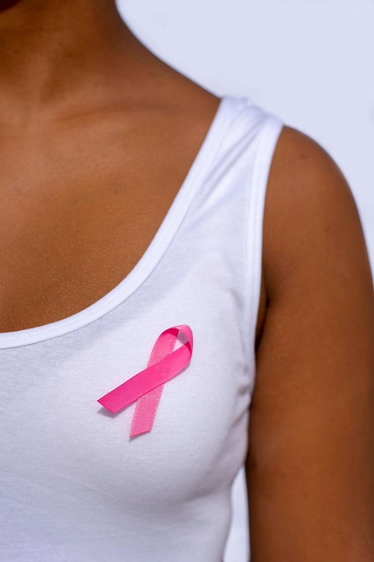 Photo concept de médecine de la santé et de cancer du sein