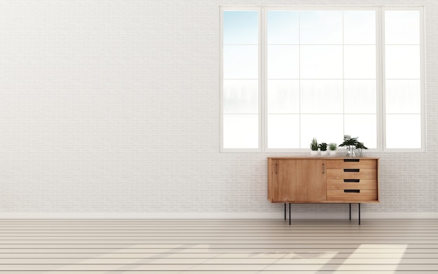 Concept de minimalisme de décoration intérieure