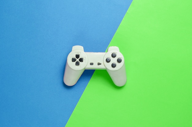 Concept de minimalisme de gamepad de style rétro