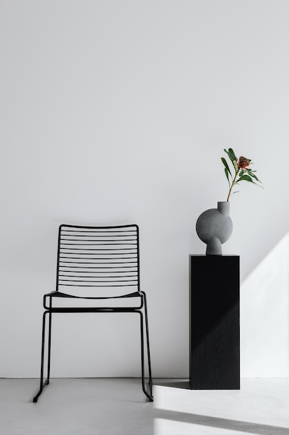 Concept photos fleurs vase intérieur minimaliste4