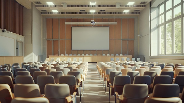 Concept de présentation académique du séminaire de la salle de conférence de l'université