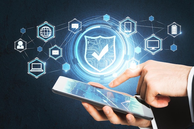 Concept de protection du cyberespace