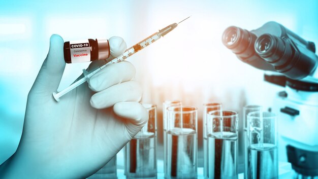 Concept de recherche et de développement de vaccins pour tests médicaux contre le coronavirus COVID-19