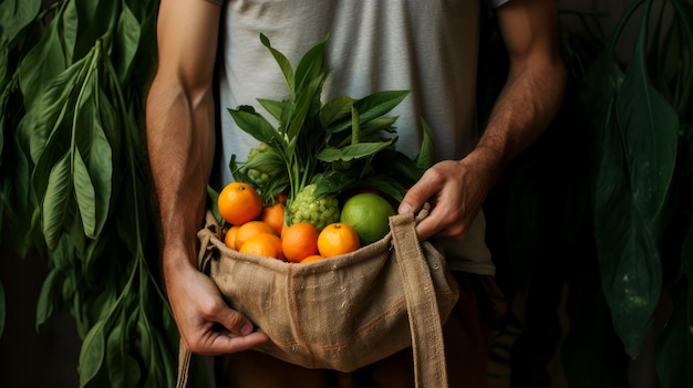 Le concept de recyclage, d'épargne, de lutte contre le plastique, d'une nutrition adéquate, d'un mode de vie sain et d'un régime végétalien.