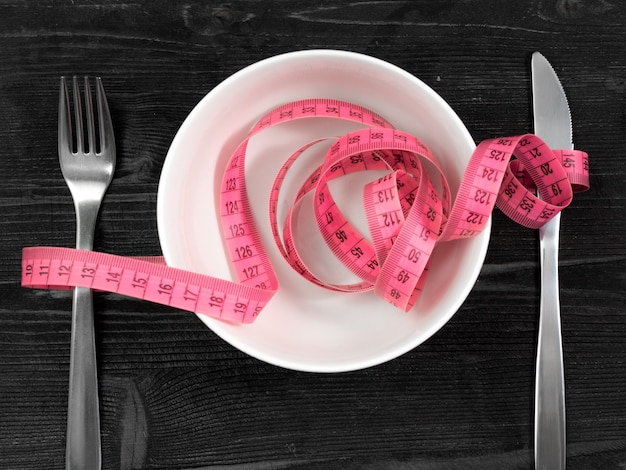 Concept de régime amaigrissant pour la santé et la perte de poids