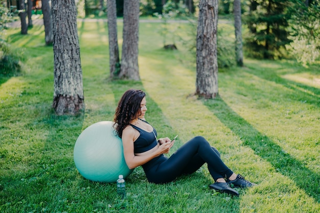 Concept de remise en forme, sport et mode de vie sain