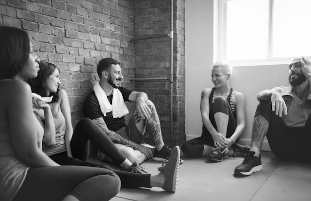 Concept de santé d&#39;entraînement de remise en forme