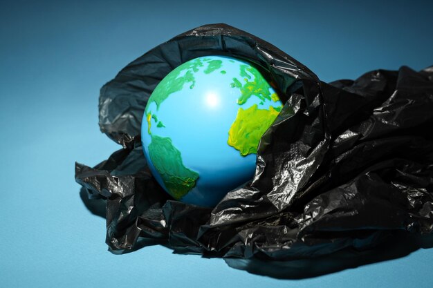 Concept de sauver le monde et de recyclage