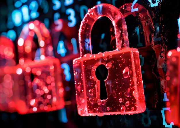 Concept de sécurité et de protection des données des serrures numériques