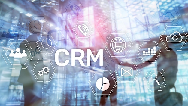 Concept de service d'analyse de gestion CRM client d'entreprise Gestion des relations