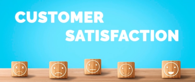 Concept De Sondage Sur La Satisfaction Des Clients