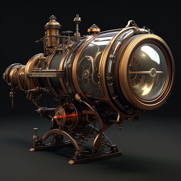 Photo le concept de steampunk