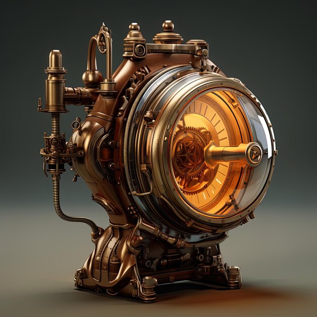 Photo le concept de steampunk