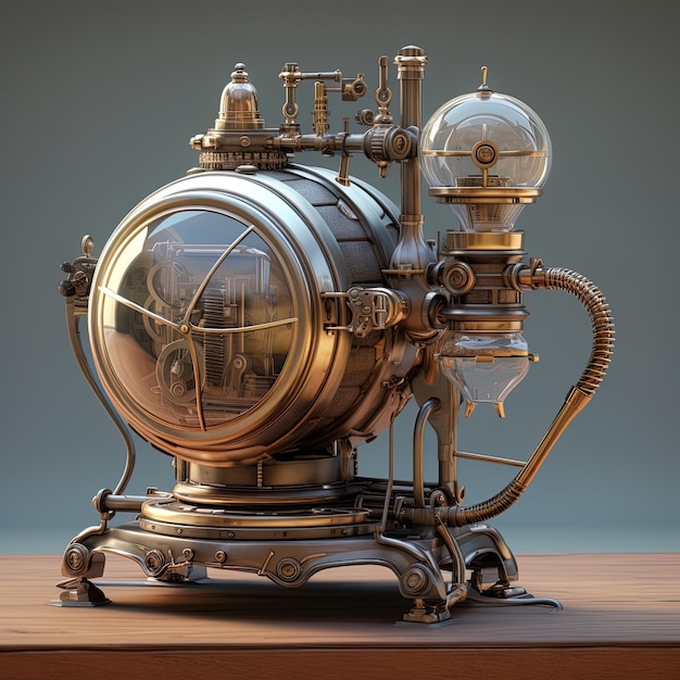 Photo le concept de steampunk