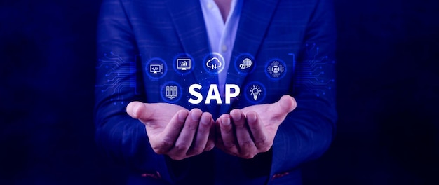 Concept de système SAP Produits d'application de système SAP Logiciels d'automatisation et de gestion des processus d'affaires Solutions de gestion de concept de logiciel