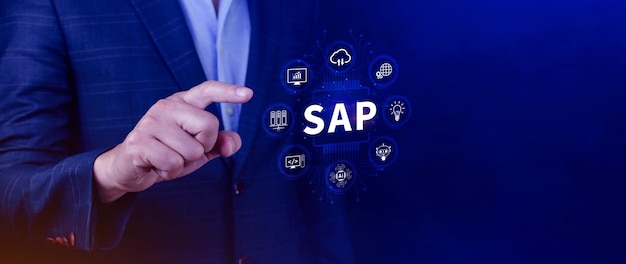 Concept de système SAP Produits d'application de système SAP Logiciels d'automatisation et de gestion des processus d'affaires Solutions de gestion de concept de logiciel