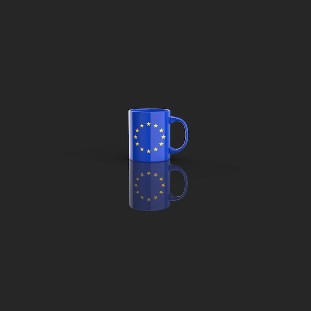 Concept de tasse de café - Illustration 3D