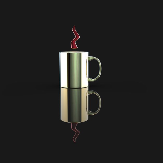 Concept de tasse de café - Illustration 3D