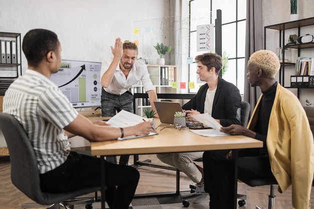 Concept de travail d'équipe et de coopération