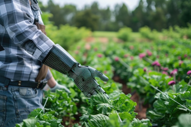 Le concept d'utilisation de l'intelligence artificielle et de l'agriculture intelligente