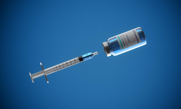 Concept de vaccin contre le coronavirus