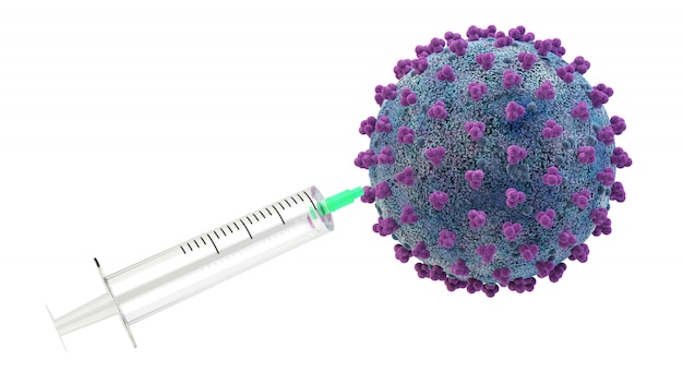 Concept de vaccin contre le virus