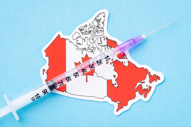 Concept de vaccination au Canada