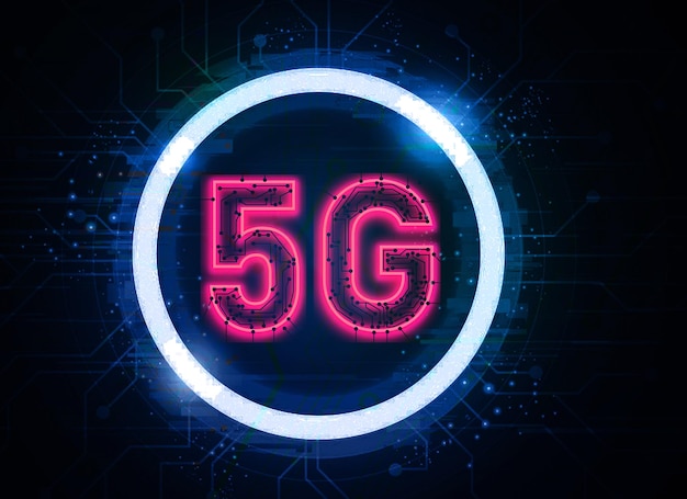 Le concept véhicule la technologie de communication de la 5ème génération ou 5G