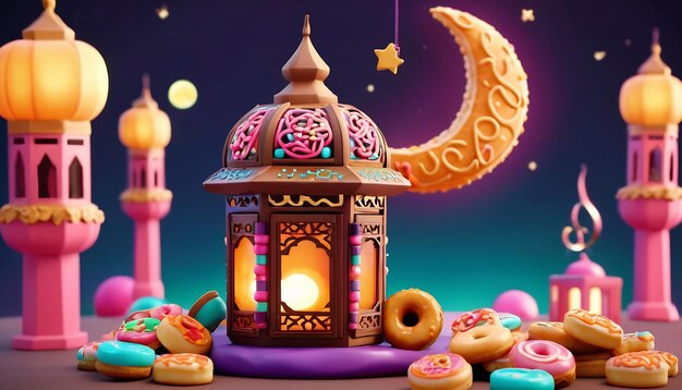 Conception en 3D du Ramadan