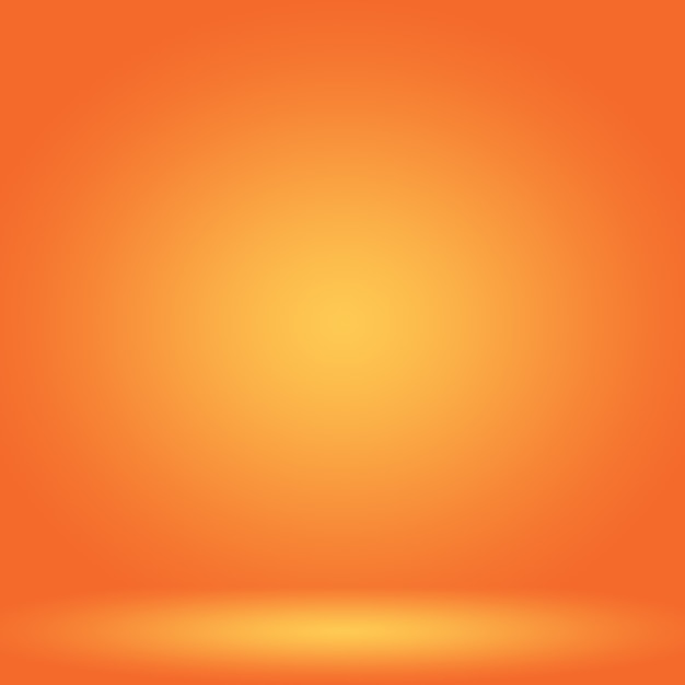 Conception abstraite de la mise en page de l'arrière-plan orange lisse, modèle Web, rapport d'activité avec une couleur de dégradé de cercle lisse