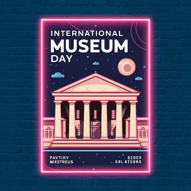 Photo conception de l'affiche de la journée internationale des musées