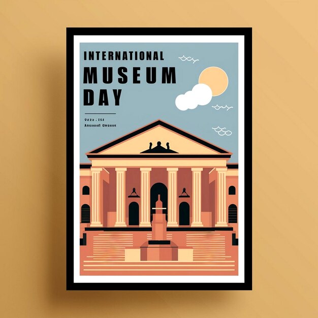 Photo conception de l'affiche de la journée internationale des musées