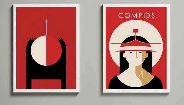 Conception d'affiche minimale de Columbus Day