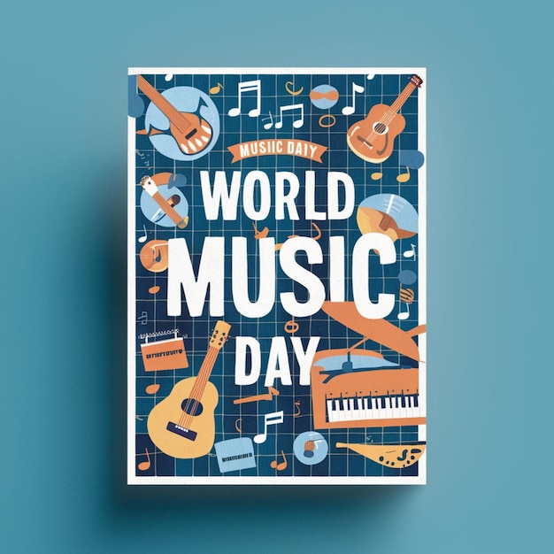 Conception d'une affiche pour la Journée mondiale de la musique