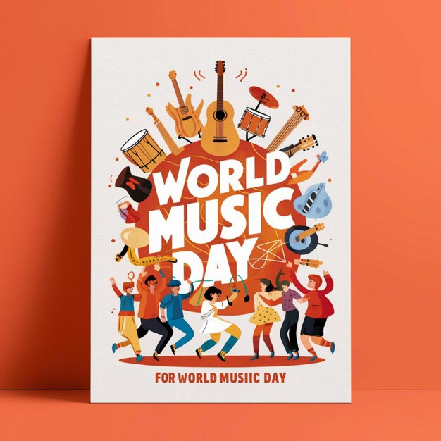 Conception d'une affiche pour la Journée mondiale de la musique