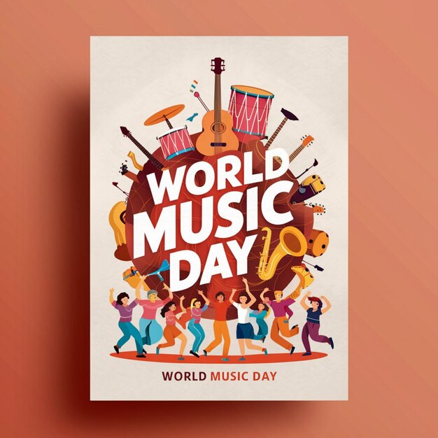 Conception d'une affiche pour la Journée mondiale de la musique