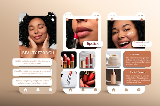 La conception d'une application d'interaction de beauté phygitale