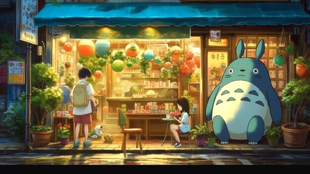 Conception d'arrière-plan du Studio Ghibli