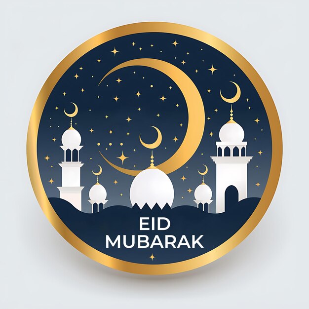 Conception d'arrière-plan EID MUBARAK ou conception de post sur les médias sociaux