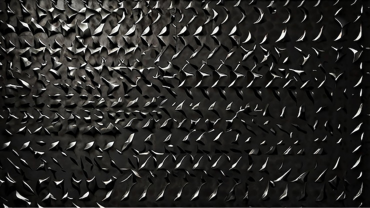 Photo conception d'arrière-plan en texture métallique noire