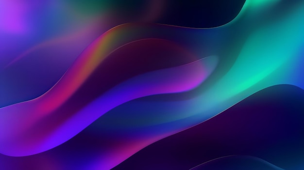 Conception de bannière sur fond coloré Modèle de style vibrant Toile de fond de texture Illustration moderne Fond irisé Modèle de néon lumineux coloré Motif arc-en-ciel dégradé