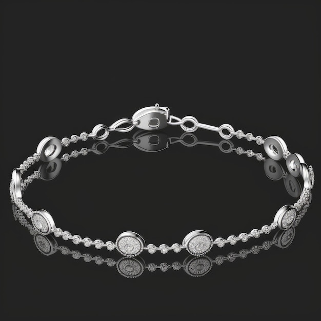 Photo une conception de bracelet de bijoux