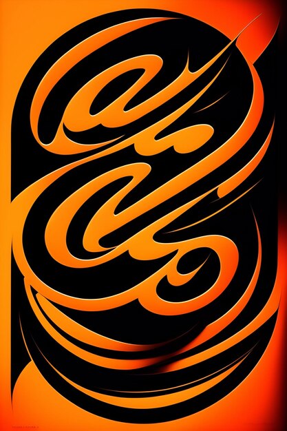 Conception de calligraphie islamique