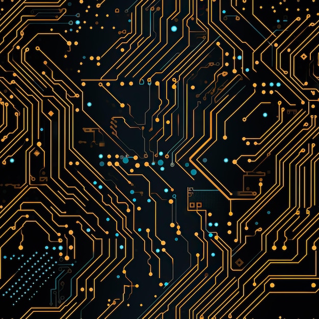 Conception de circuits imprimés de haute technologie à motif homogène