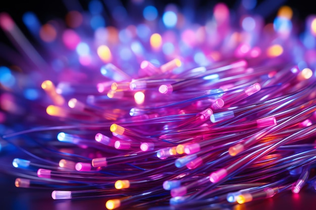 Conception de communication et de technologie de fond de câble à fibre optique de qualité 16k