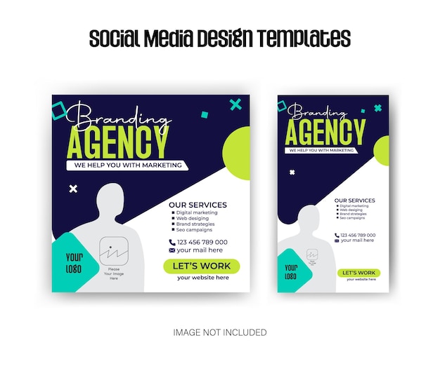 conception de concept de modèle de publicité sur les médias sociaux