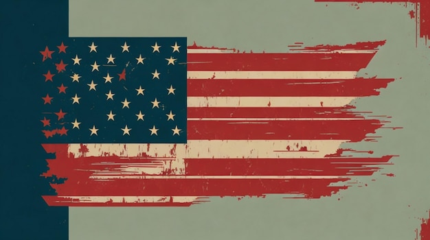 Photo la conception du drapeau américain qui s'appelle arrière-plan du drapeaux américain